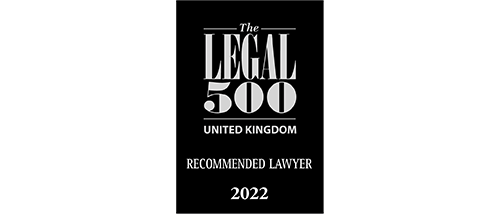 The Legal 500 UK 2022 - Recommended lawyer